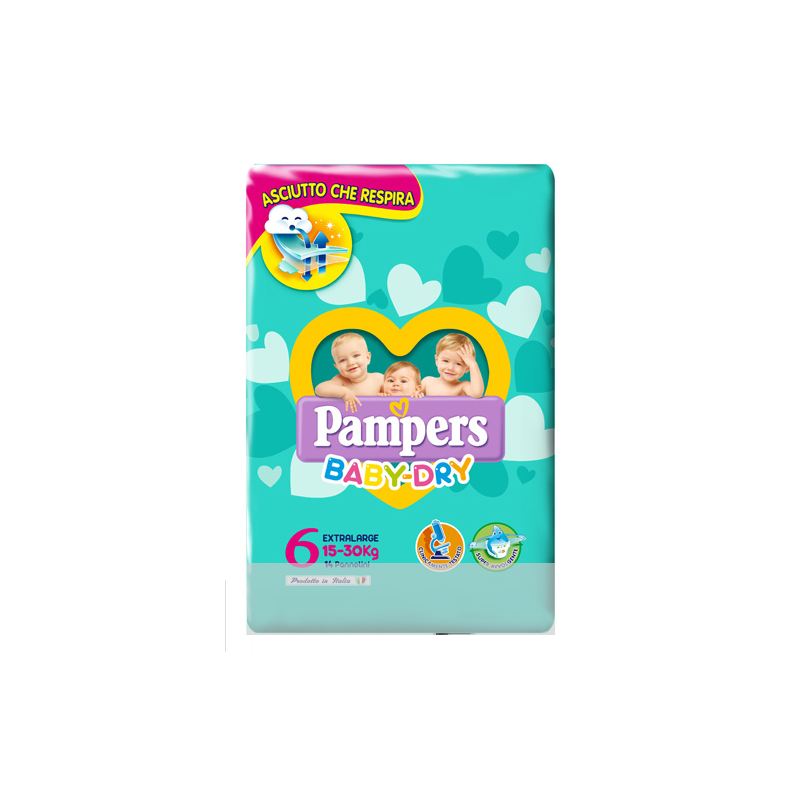 pampers baby dry xl