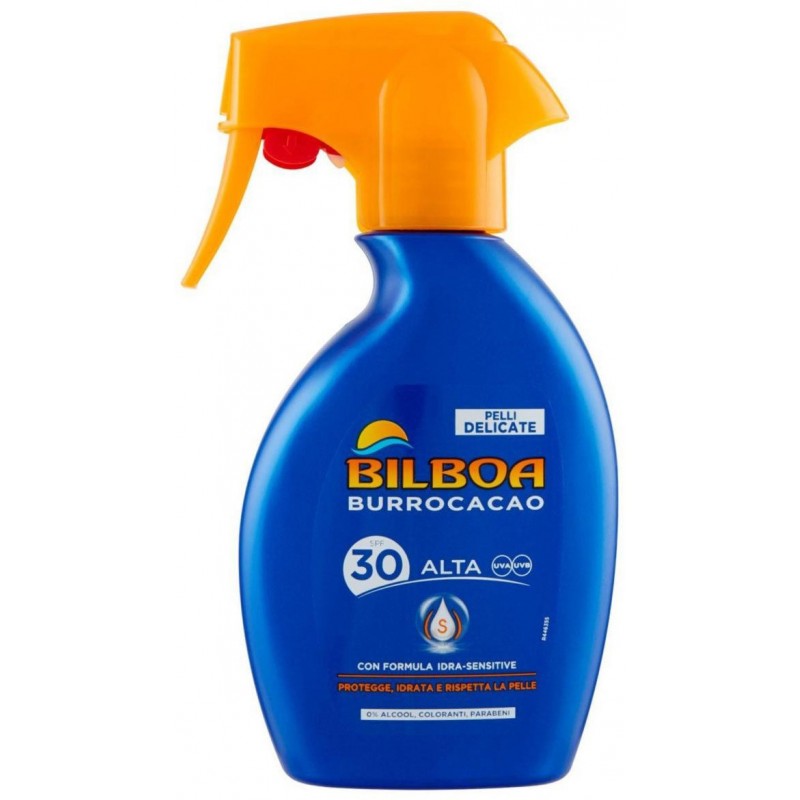 Bilboa - Burrocacao Pelli Delicate SPF 30 Alta - sun protection spray 250 ml