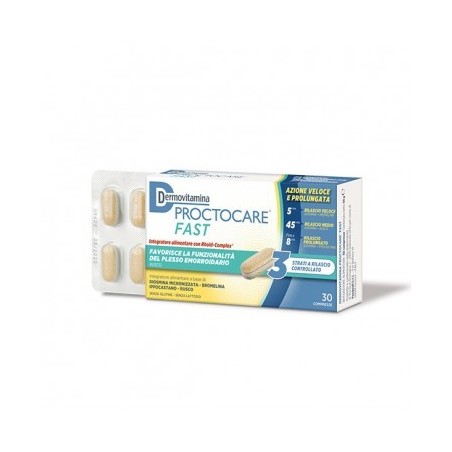 PASQUALI dermovitamina proctocare fast circulation supplement 30 tablets 