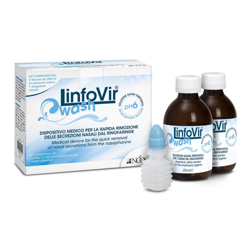 Linfovir Wash - Hypertonic saline solution 500 ml