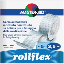 Rollflex - Self-adhesive gauze in Tnt on a reel 5 m x 2.5 cm
