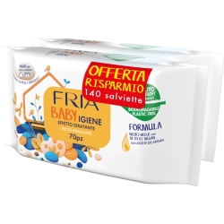 Baby Wipes - 2 x 70 Cleansing Wipes