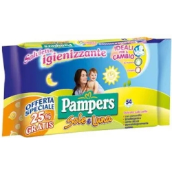 Sun and Moon 54 Sanitizing wipes with chamomile