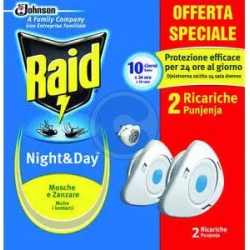 Protectione Against Flies And Mosquitoes Charging Night & Day 2 Pieces