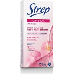 Depilatory Strips For The Face Cristal 20 Pieces