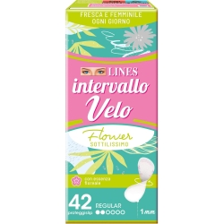 Pantyliners Anatomic Lying Interval Icing Flowers And Citrus 42 Panty