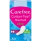 Carefree Cotton Aloe  32 slip Pantyliners