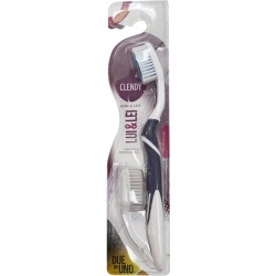 Lui & Lei Medium toothbrush with interchangeable head in assorted colors