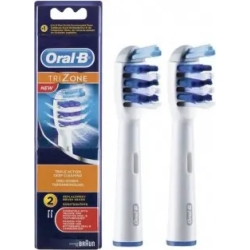 Braun Eb30-2 Trizone Replacement Rechargeable Toothbrush Heads Pack Of 2