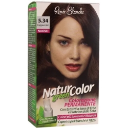 Natur Green Color - hair dye N. 5.34 Cappuccino