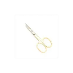 Nail Scissors Professional In Steel And Gold Hex Bit
