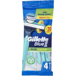 Blu 2 Slalom Plus Razor Diponsable 1 Pack Of 4 Blades