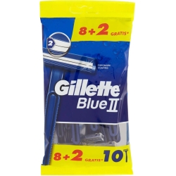 Gillette Blue II - 8 + 2 Shaving razors