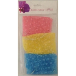 Shower Cap Set 3 Pieces Mixed Colors