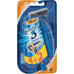 Comfort Razor Blades Disposable 3 Blades 1 Pack 4+2 Pieces