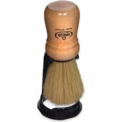 Badger bristle shaving brush with holder