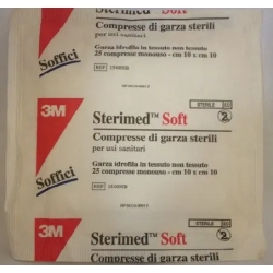 Sterile Gauzes Sterimed Soft Non Woven 10 X 10 Cm 25 Pieces