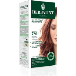 Permanent hair coloring gel N.7M Mahogany blonde