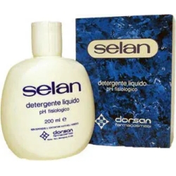 Liquid Cleaning Selan With Physiological Ph For Dermatitis 200 Ml