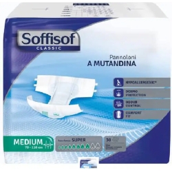 Panty For Incontinence Middle Grave Breathable  Medium 30 Pz