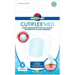 Cutiflex Med - 5 Transparent and Waterproof Dressings 10X12 Cm