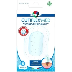 Cutiflex Med - 5 Transparent and Waterproof Dressings 10.5X15 Cm