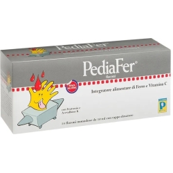 Pediafer - iron and vitamin C supplement 14 vials