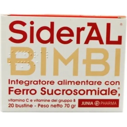 Supplement Children Made From Iron Sidereal Bimbi 20 Packages
