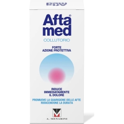 Aftamed - Strong mouthwash with protective action for canker sores 150 Ml