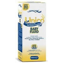 Shower Gel Baby Fluid Unico Emollient With Dispenser 500 ml