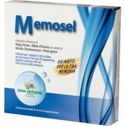 Supplement Memosel For Psycho Body Tone 10 Vials 10 Ml