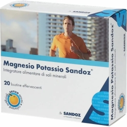 Supplement With Mineral Salts Magnesium Potassium 20 Sachets