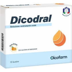 Dicodral - Intestinal health supplement 12 sachets orange taste