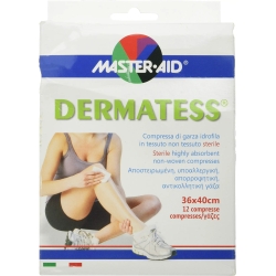 Dermatess 12 Sterile Gauzes  36 X 40 Cm