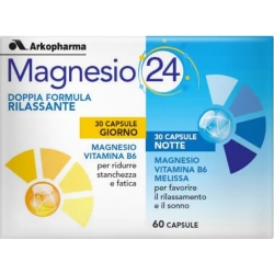 Supplement Magnesio24 30 Capsule Day + 30 Capsule Night