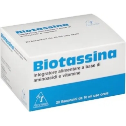 Supplement With Vitamins Biotassina 20 Vials 10 Ml