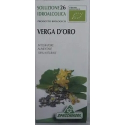 Mother Tincture Verga D'Oro Water-Alcohol Solution Diuretic50 Ml