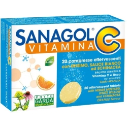 Sanagol C - Vitamin C and Zinc supplement 20 effervescent tablets