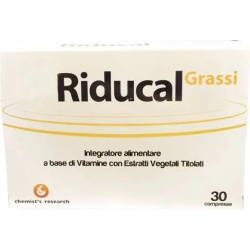 Supplement Riducal Grassi For Weight Control 30 Tablets