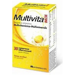 Supplement Multivitamin Multivitamix Effervescent 30 Tablets