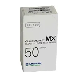Strips Glucocard Mx Blood Glucose For Blood Sugar 50 Pieces