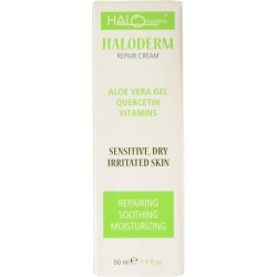 Haloderm Crema HR - Moisturizing Soothing For Sensitive Skin With Aloe Vera 50 ml