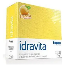 Supplement Rehydrating  Base Mineral Salts Idravita Orange 12 Packages
