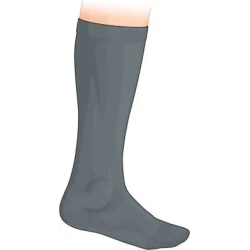 Knee High Sock Therapeutic KKL 1 Close Tip Black Size 4