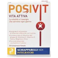 Supplement Posivit Vita Attiva Of Vitamins And Minerals 30 Tablets