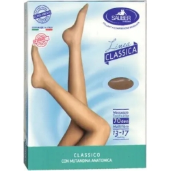 graduated compression therapeutic tights 70 den size 3 beige
