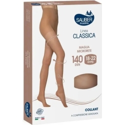 classic line therapeutic tights black 140 denier size 3