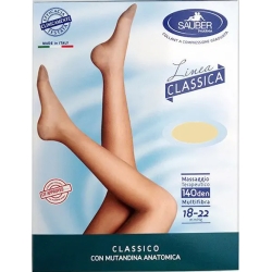 Linea classica - 140 den micro mesh tights size 3 color light