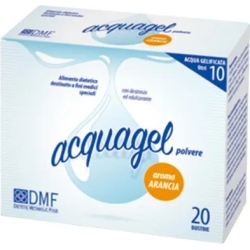 Acquagel Powder Gelling Orange 20 Sachets 5 Gr