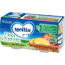 Homogenized Apple/Ananas 2X100Gr